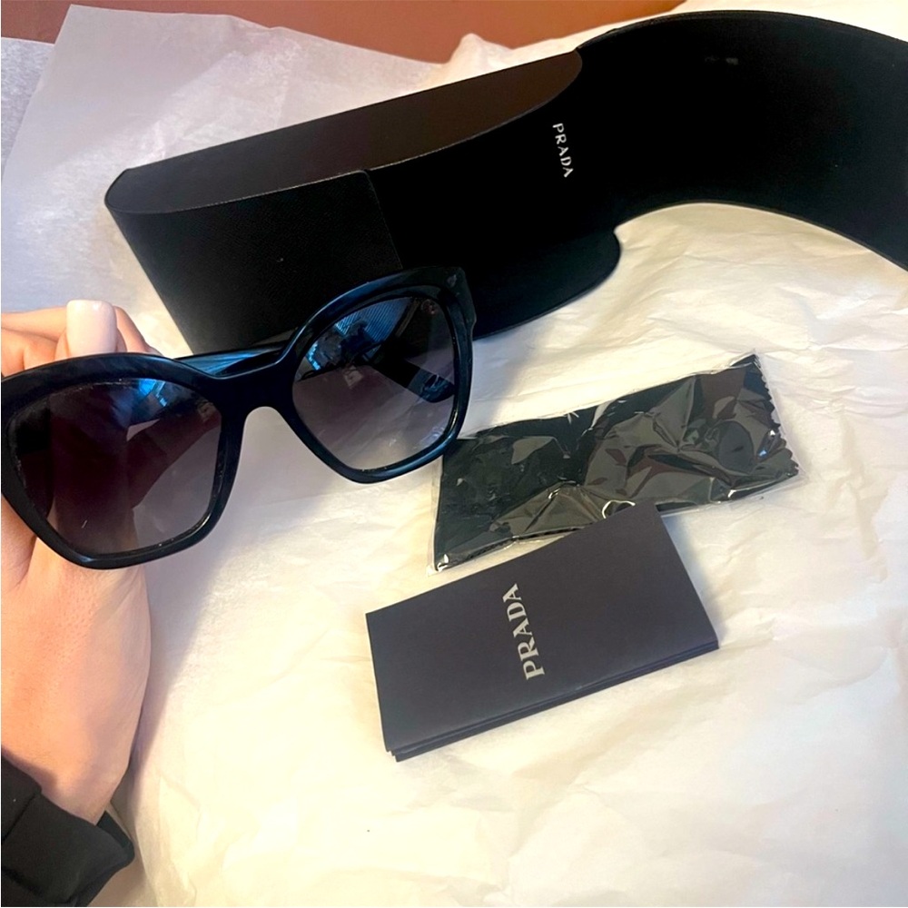 Authentic black  Prada sunglasses